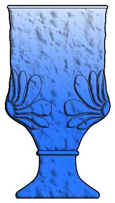 Rainflower Laser Blue by Anchor Hocking