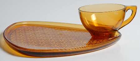 Triangle Amber by Anchor Hocking