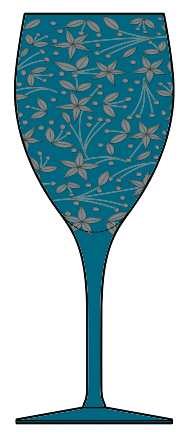 Narcissus Peacock (Teal) by Artel