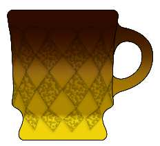 Kimberly Yellow and Brown by Anchor Hocking
