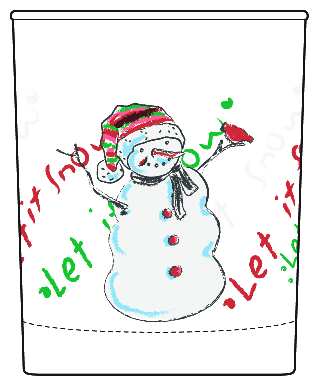 Let It Snow by Anchor Hocking