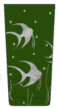 Fish L'Art Deco British Racer Green by Artel