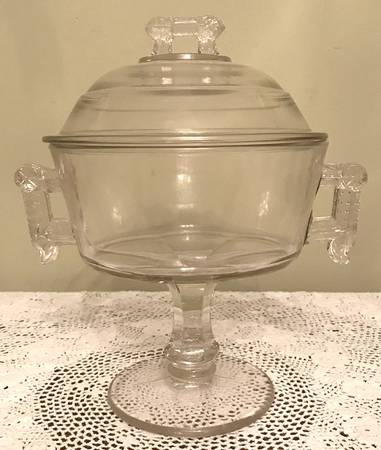 Wheel and Comma Clear by Aetna Glass Company