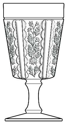 Paneled Daisy Clear by Bryce