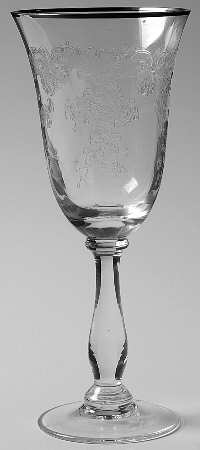 Etoile Platinum Trim by Bohemia Crystal