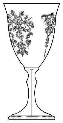 Apple Blossom Clear (Stem 3025) by Cambridge