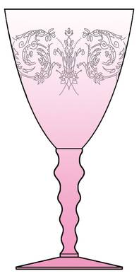Balda Pink (Stem 24) by Central Glass Works