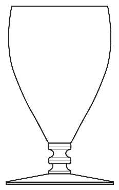 Tally Ho Clear (Stem 1402-150) by Cambridge