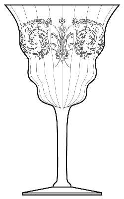 Balda Clear (Stem 1428) by Central Glass Works