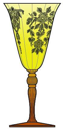 Apple Blossom Yellow (Amber, Stem 3035) by Cambridge