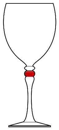 Cortina Red by Cristal D'Arques - Durand