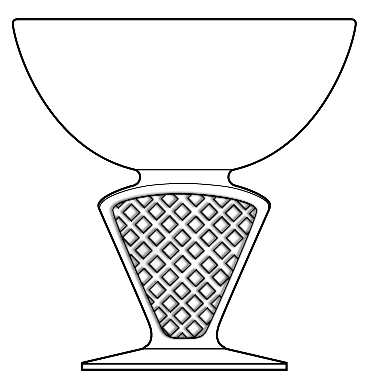 Gaufrette by Cristal D'Arques - Durand