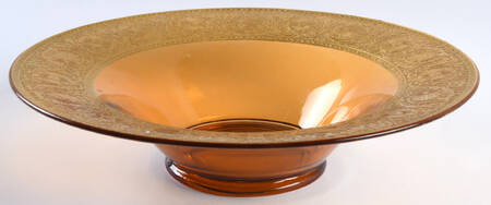 Etch 727 Amber Gold Encrusted by Cambridge