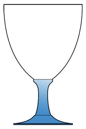 Chalice Blue by Dartington