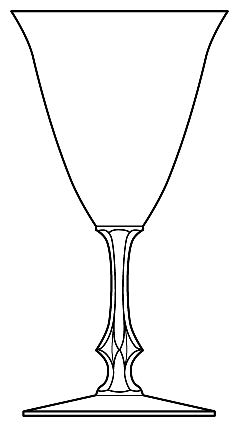 Diamond (Stem 5375, Blown) by Duncan & Miller