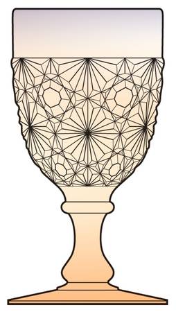 Daisy and Button Crown Tuscan (Opaque Pink) by Degenhart Glass Co