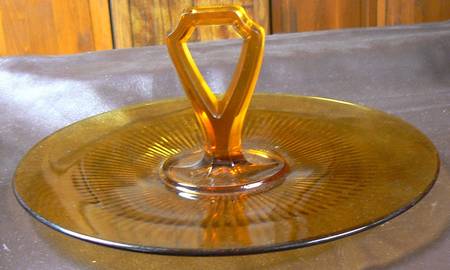 Adams Rib Amber by Diamond Glass Company