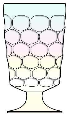 Colonial (Iridescent) by Federal Glass 