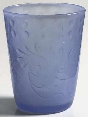 Buttons and Braids Blue (Opalescent) by Fenton