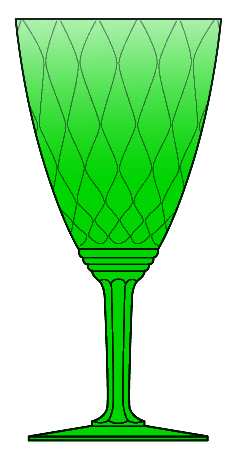 Diamond Optic Green by Fenton