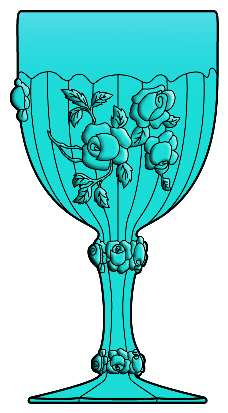 Rose Blue by Fenton