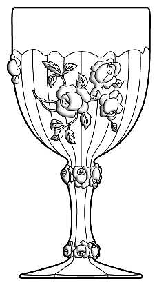 Rose Milk Glass by Fenton