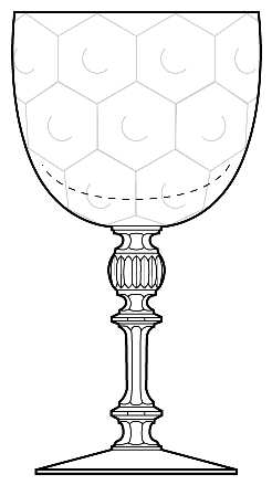 6008 Clear (Dimple Optic) by Fostoria