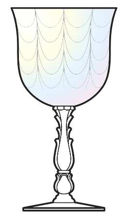 Coral Pearl (Iridescent) by Fostoria
