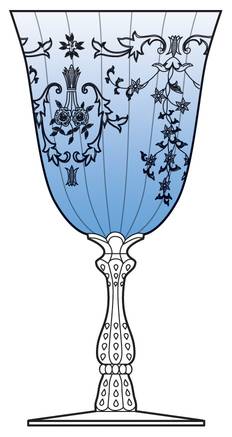 Navarre Blue by Fostoria