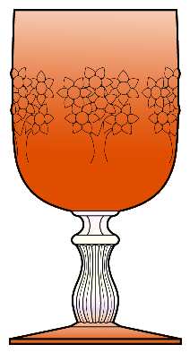 Orange Tree Marigold by Fenton
