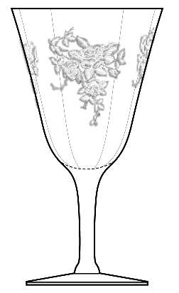 Mary Rose by Federal Glass 