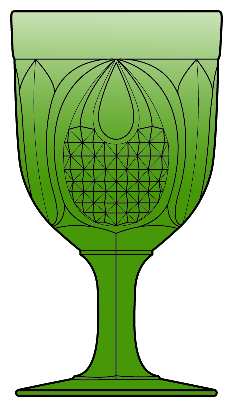 Pineapple Green (Stem 9045) by Fenton