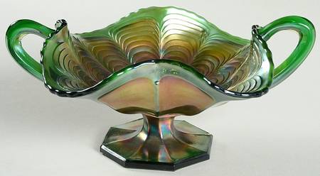 Peacock Tail Green (Carnival) by Fenton