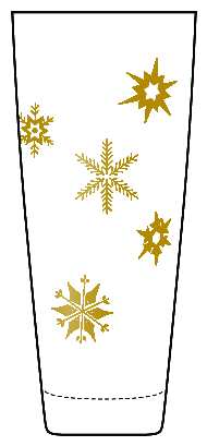Snowflake by Federal Glass 