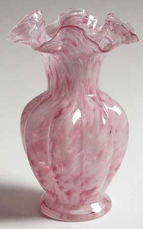 Vasa Murrhina Rose Mist by Fenton