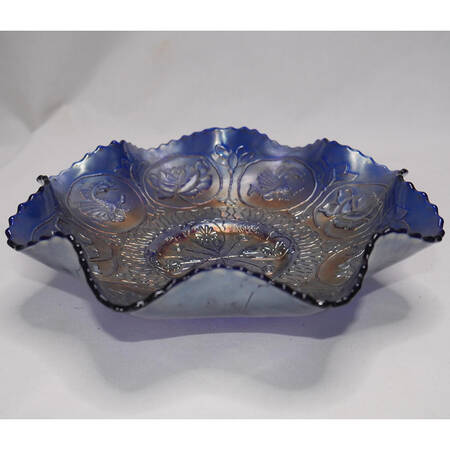 Dragon and Lotus Blue (Carnival) by Fenton
