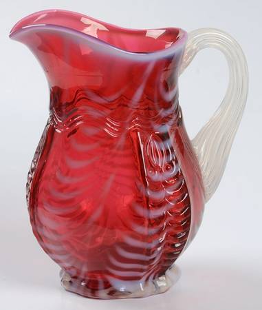 Cranberry Opalescent by Fenton