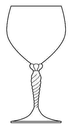 Ariana (Newer, Plain) by Gorham Crystal