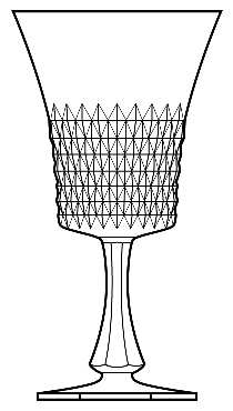Diamond (Hex Base) by Gorham Crystal