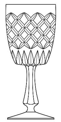 Fairfax Clear by Gorham Crystal