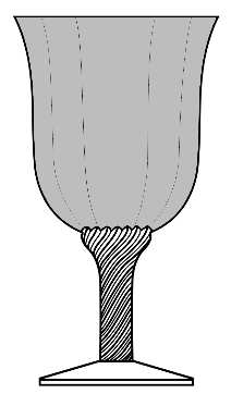 Octette Grey by Gorham Crystal