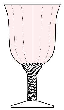 Octette Pink by Gorham Crystal