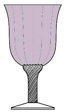 Octette Plum by Gorham Crystal