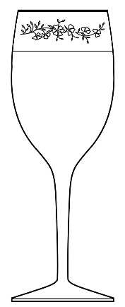 Rondelle (Etched Bowl, Platinum Trim) by Gorham Crystal