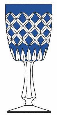 Fairfax Cobalt by Gorham Crystal