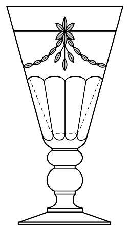 Martele by Gorham Crystal