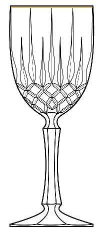 Regalta Gold by Gorham Crystal