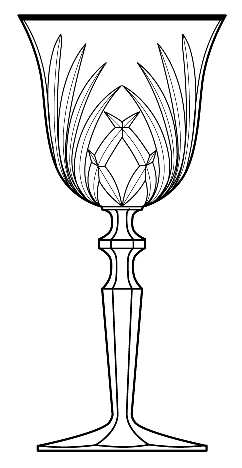 Rosewood Platinum by Gorham Crystal
