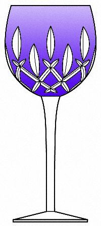 Lady Anne Amethyst by Gorham Crystal