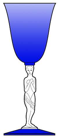 Nude Cobalt by Glass Swan